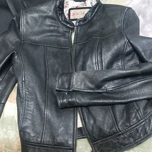 Leather jacket
